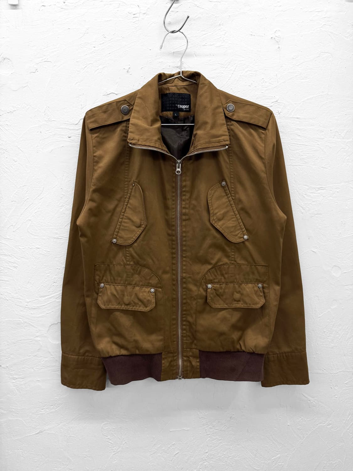 cooper 코튼 집업 자켓 상품이미지1
