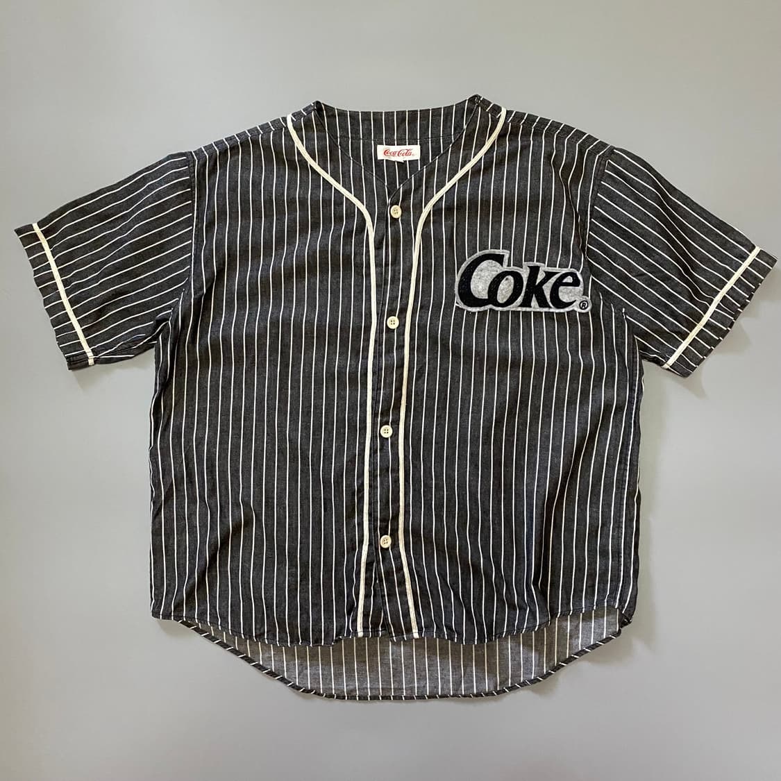 (M)90s 코카콜라 베이스볼 저지셔츠  상품이미지1