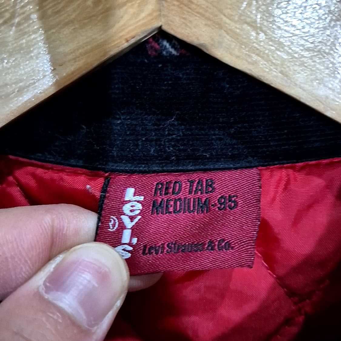 Levis 리바이스 누빔 버팔로 체크 셔츠 상품이미지5