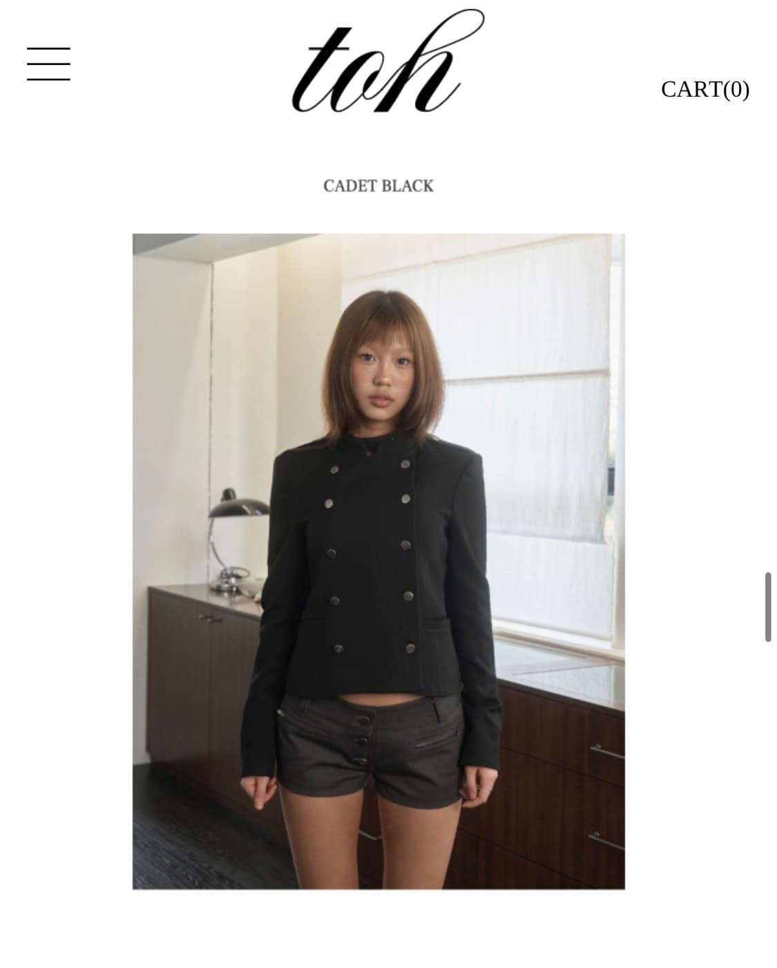 Toh 티오에이치 마고 자켓 Margaux double jacket 상품이미지1