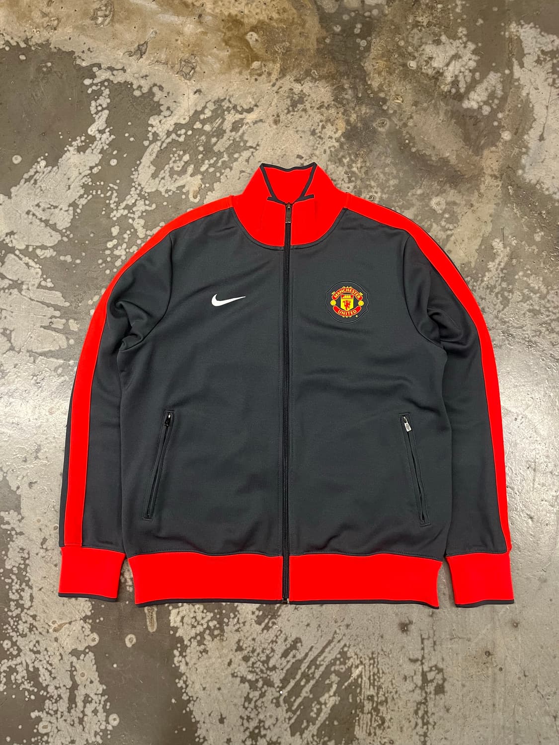 나이키 맨유 져지 그레이/레드 L 105 상품이미지1