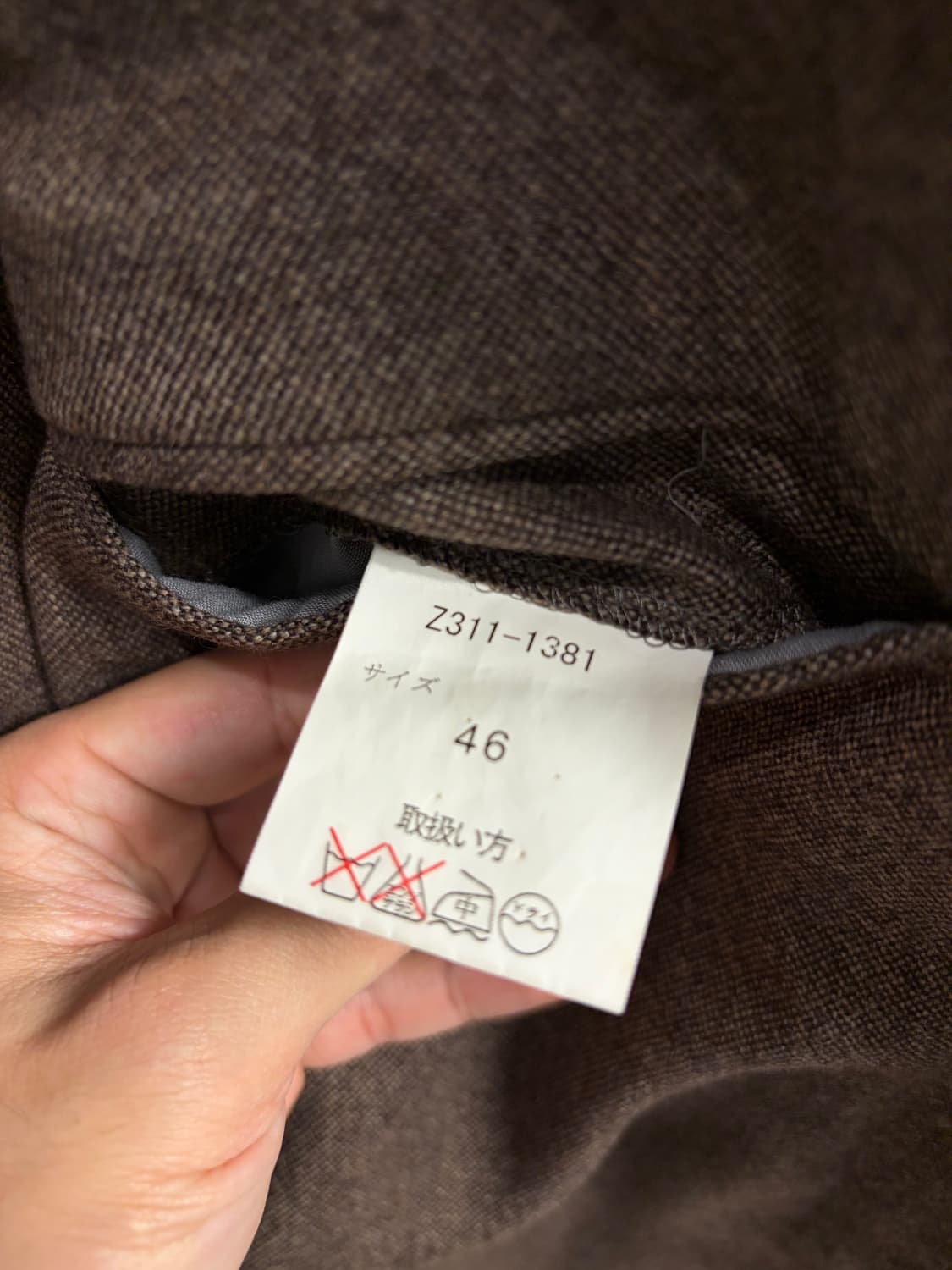 이태리 폴리카르포 원단 일본 cosi fan tutte 겨울 정장 (46 상품이미지8