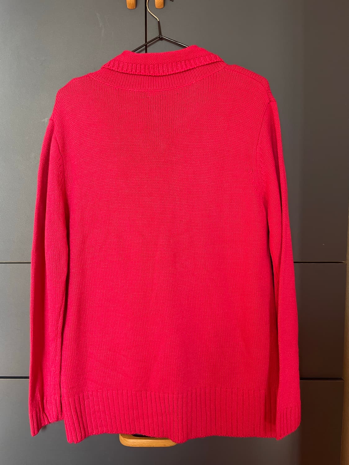 ALGONQUINS 펑크 갸루 그런지 핫핑크 가디건 상품이미지5