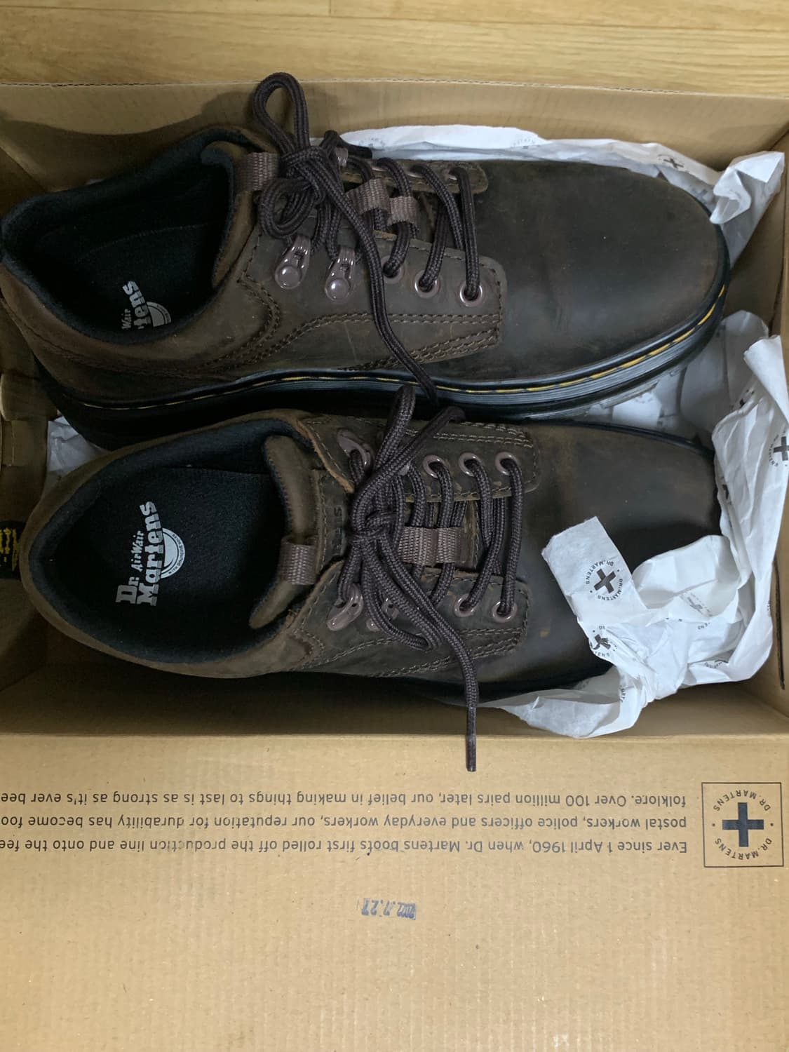 닥터마틴 1461 리더 브라운 240 코이세이오 시시 상품이미지2