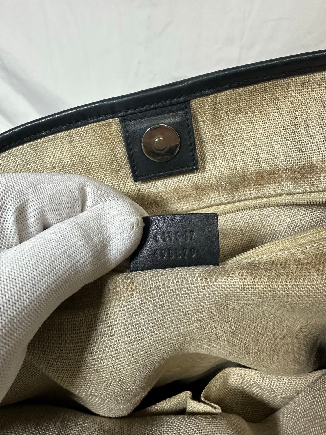 구찌 마이크로시마 토트백 블랙 (OS) 상품이미지4