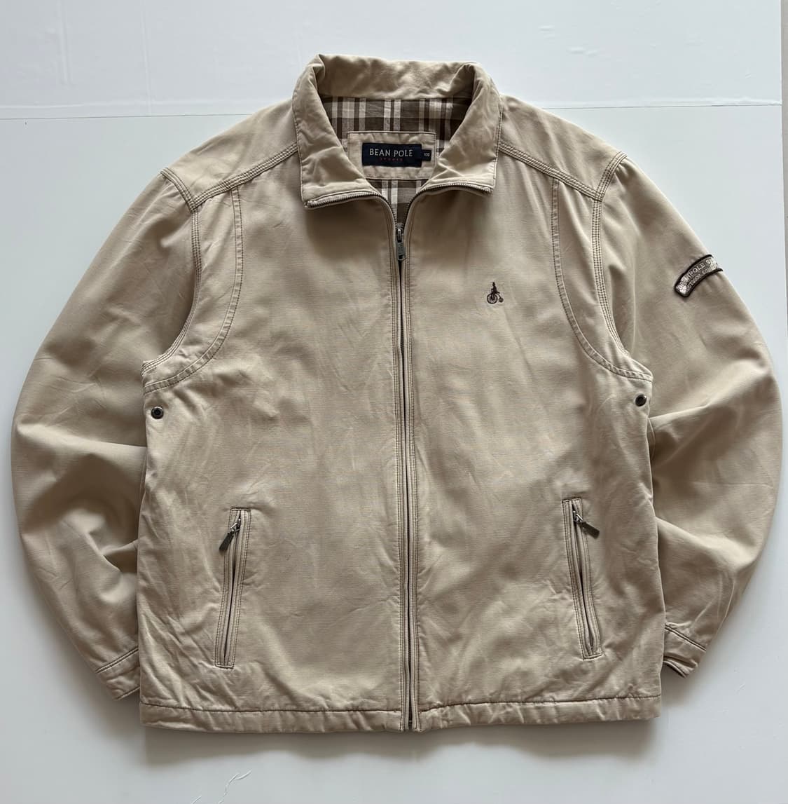 빈폴 베이지 봄버 자켓 상품이미지1
