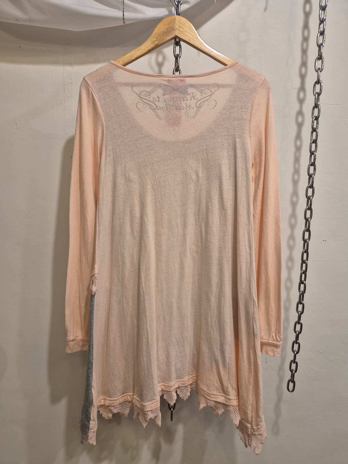 hello kitty 헬로키티 리본 그레이 레이어드 핑크 원피스 러블리 상품이미지5