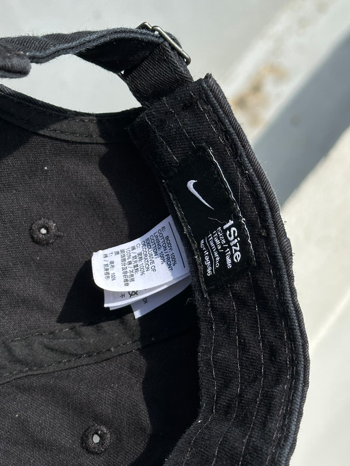 [F] 나이키 로고 레거시91 블랙 볼캡 모자 상품이미지6