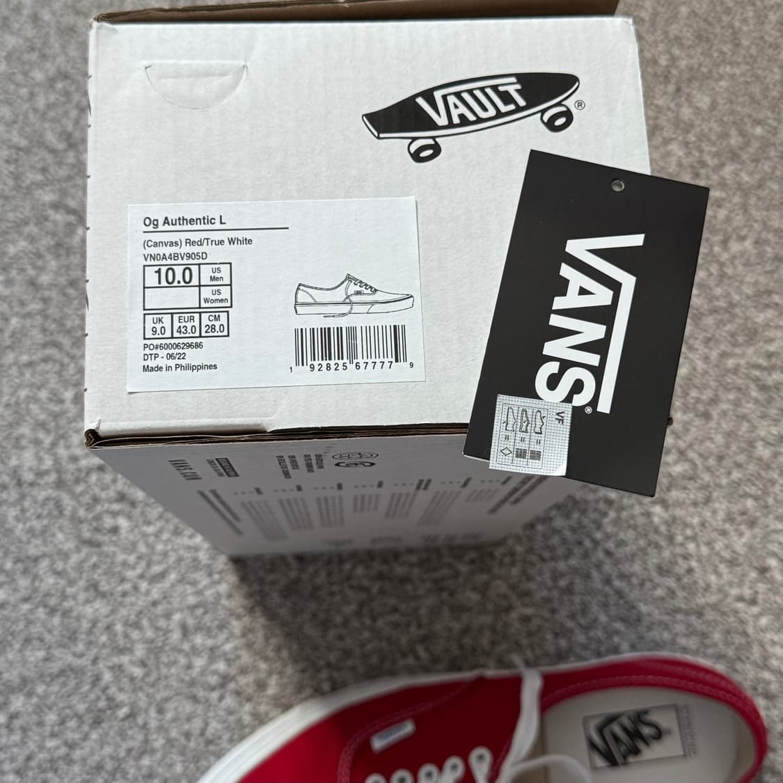 [280] 반스 볼트 OG 어센틱 LX 레드 VN0A4BV905D 상품이미지8