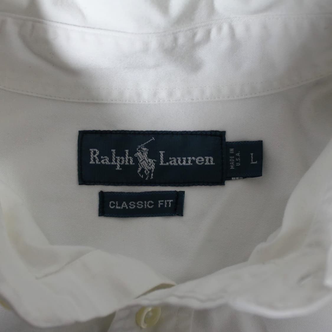 Polo 폴로 랄프로렌 화이트 크롭셔츠 상품이미지4