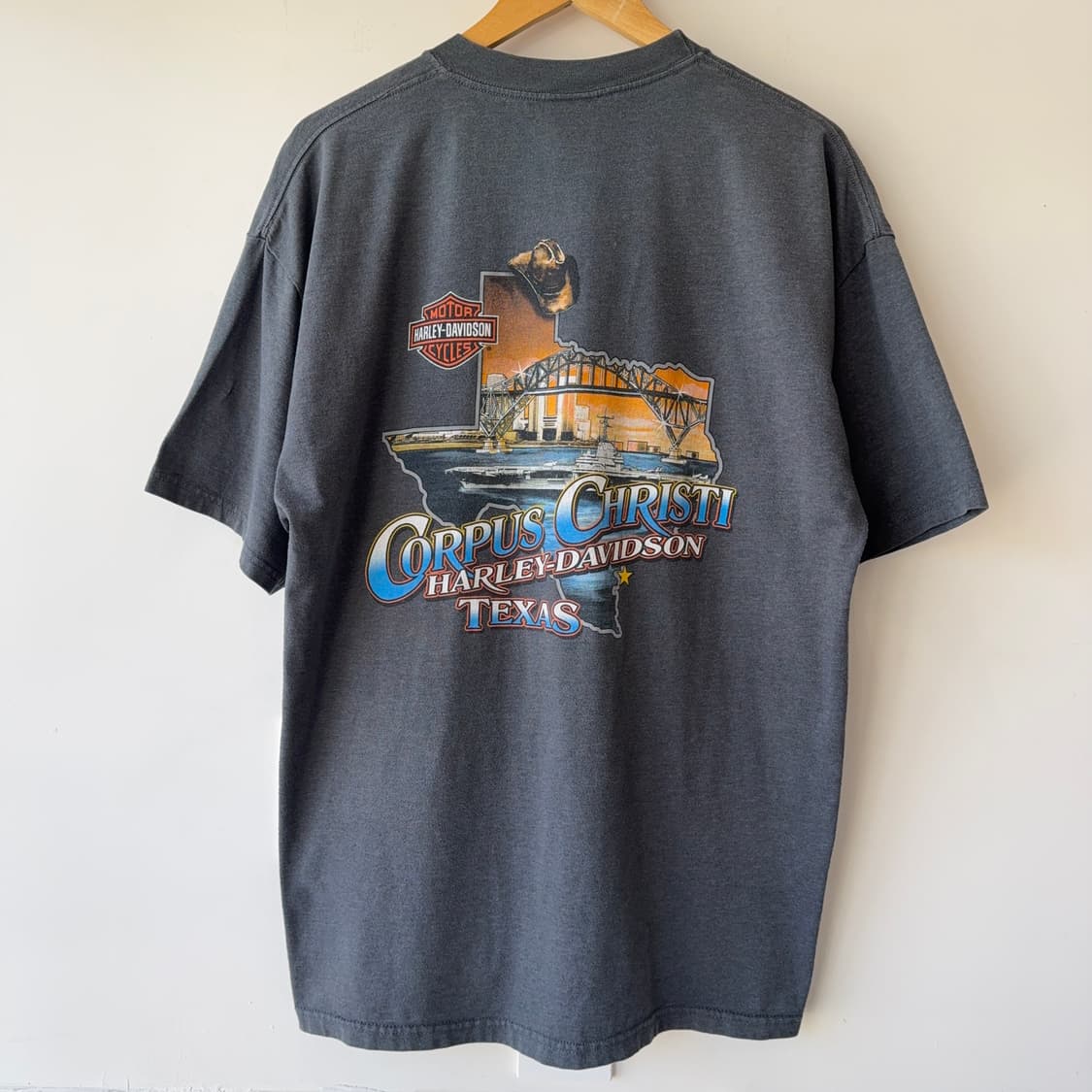 90s USA 할리데이비슨 코퍼스 크리스티 티셔츠 상품이미지1