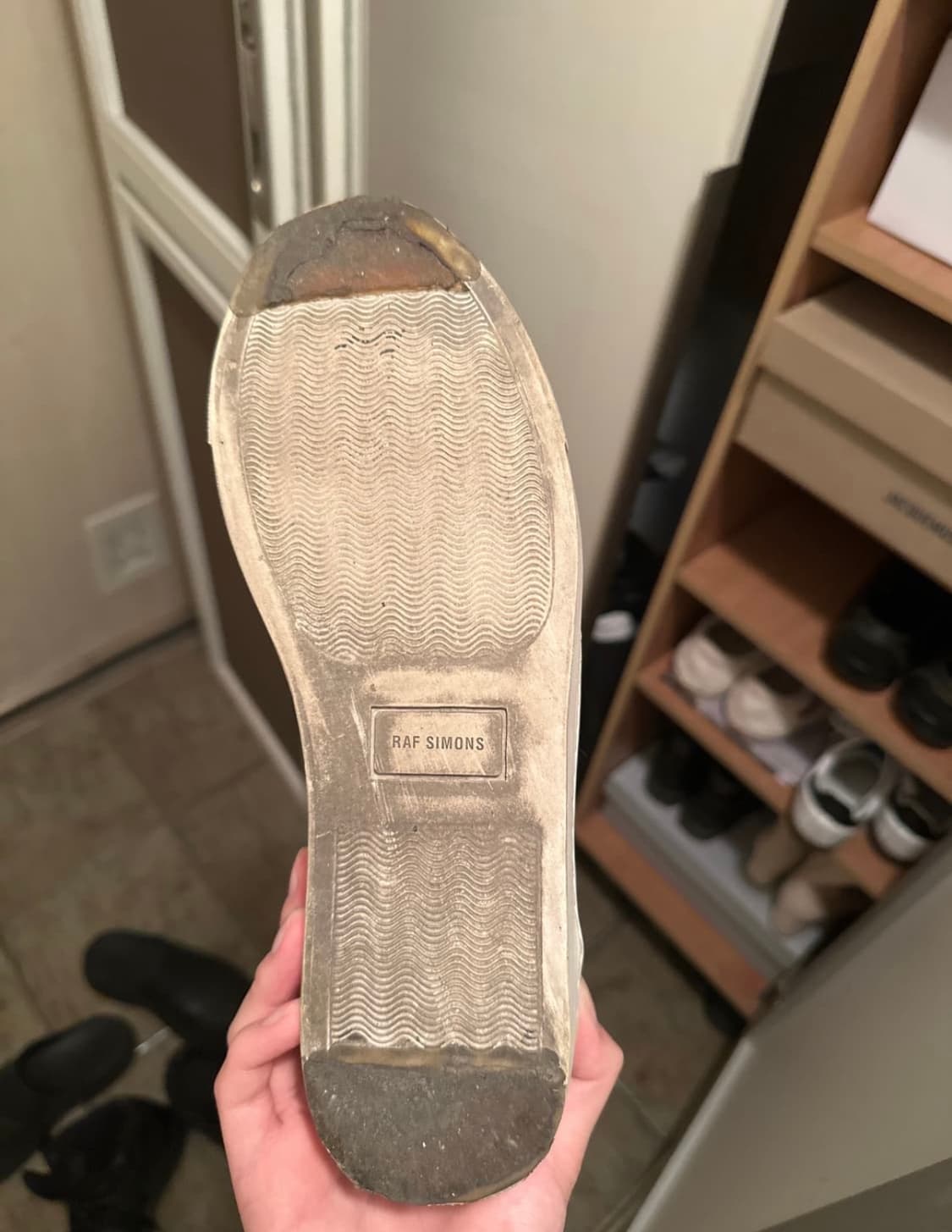 라프시몬스 벨크로 하이탑 스니커즈 41 상품이미지3