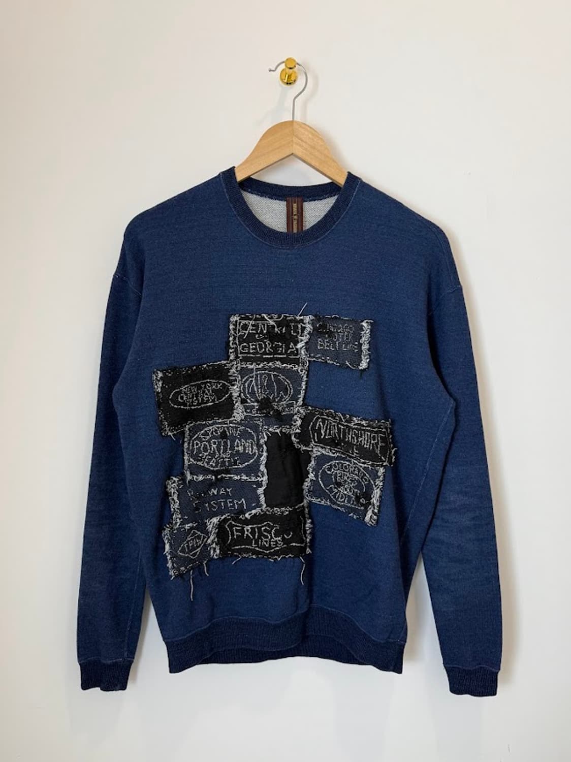 미하라 야스히로 빈티지 맨투맨티 블루 상품이미지1