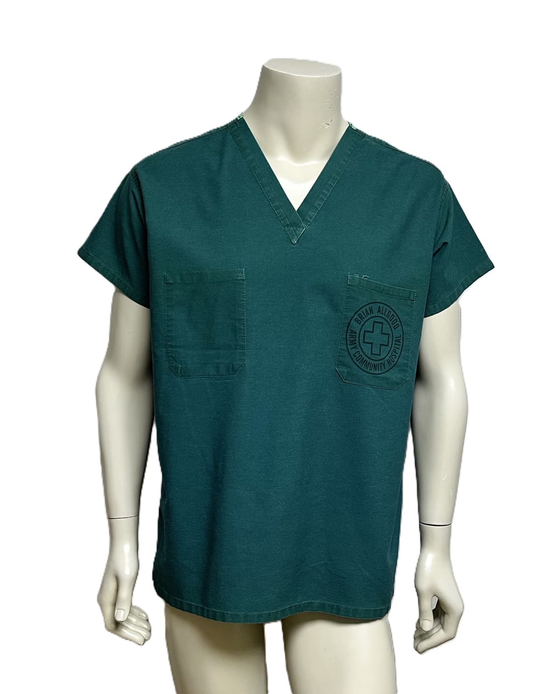 미국 미군 수술복 간호사 군의관 브이넥 반팔 티셔츠 (L) 상품이미지1