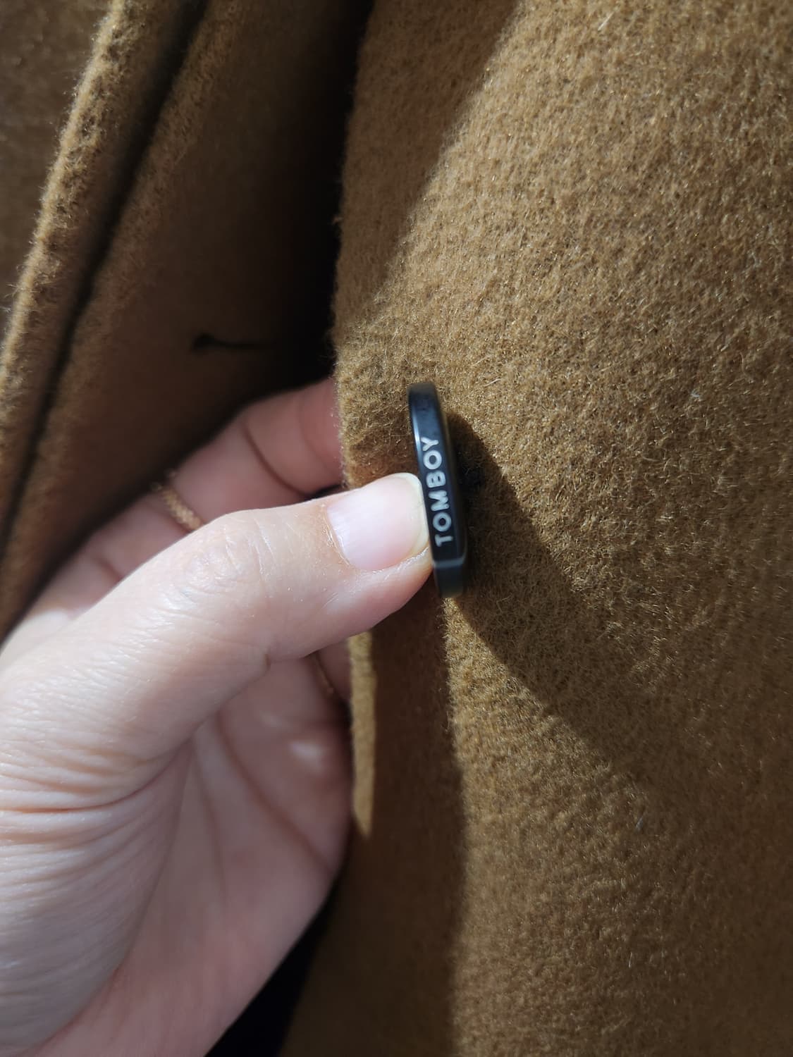 스튜디오톰보이. 울혼방카멜롱코트. 상품이미지6