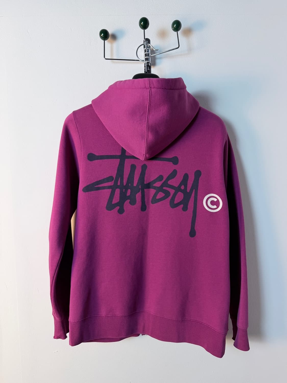 00s 스투시 스탁 로고 후드 집업 상품이미지2