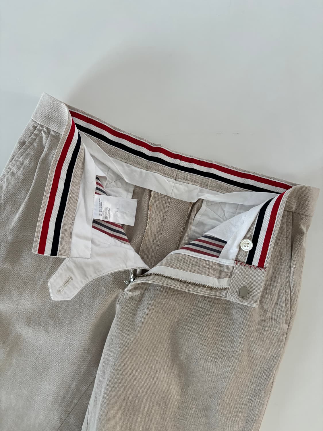 Thom Browne 톰브라운 베이지컬러 코튼 팬츠   상품이미지4