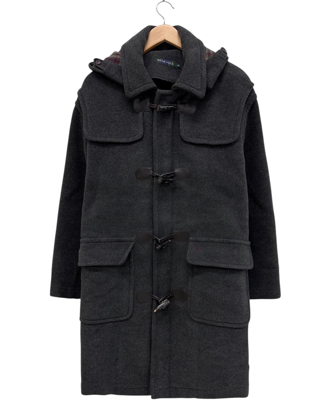 빈폴 울 더플코트 떡볶이코트 웜차콜 (L) 상품이미지1