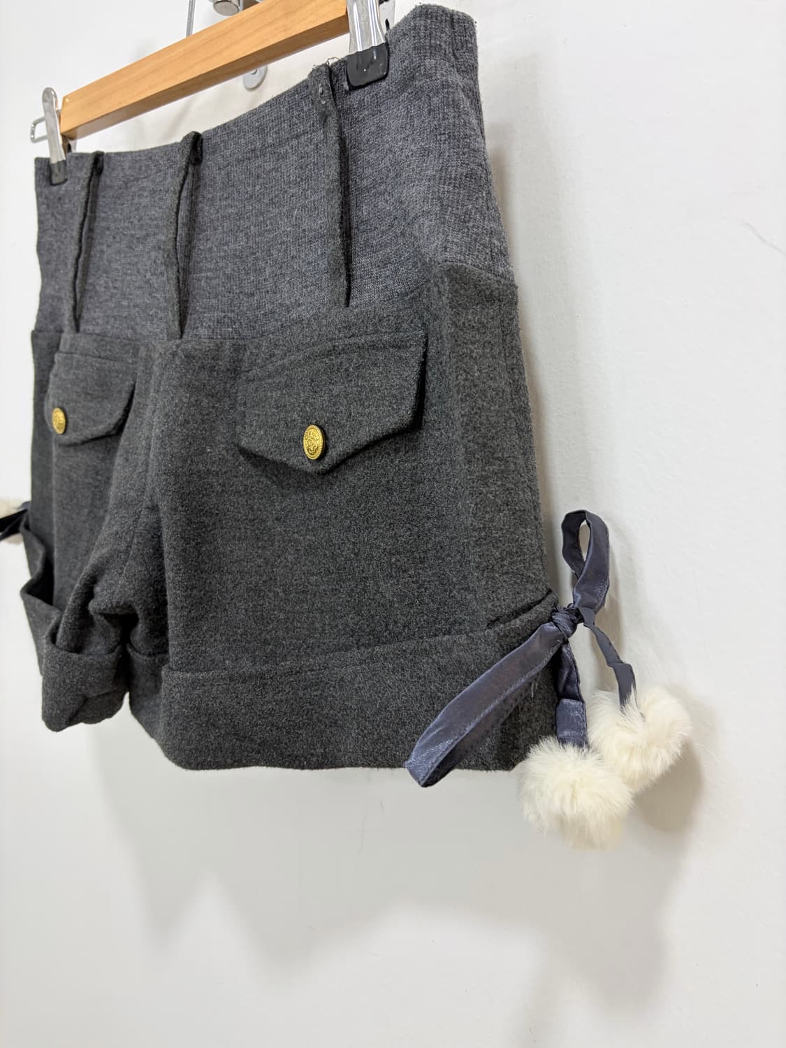 TRALALA 트랄라라 폼폼이 리본 반바지 숏팬츠 상품이미지2