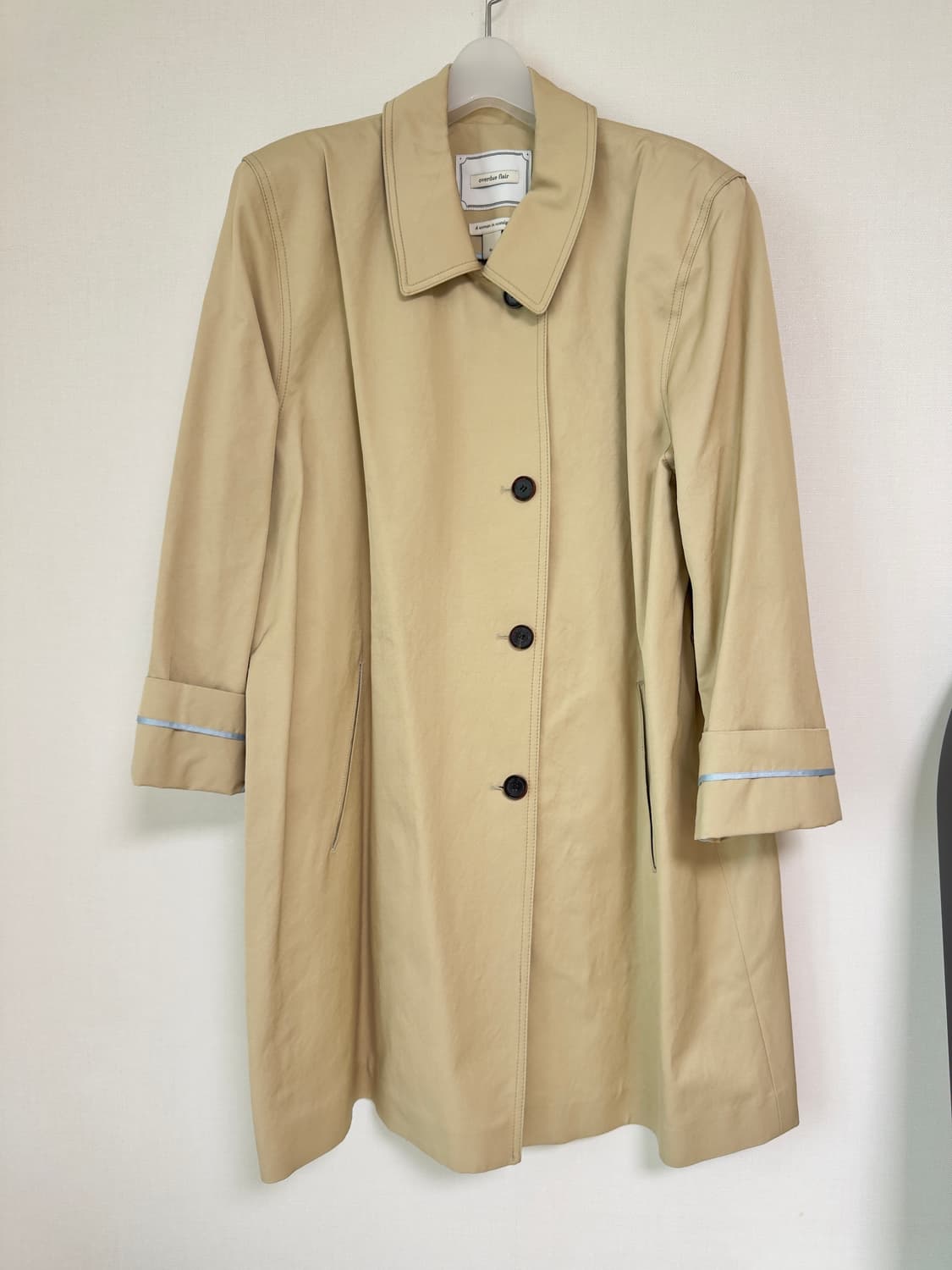 오버듀플레어 specially half trench coat 상품이미지7