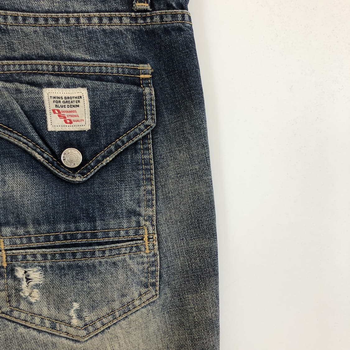 디스퀘어드2 루키 워싱포켓 스트레이트데님진 32-33  상품이미지4