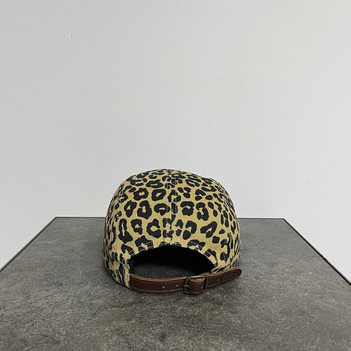 슈프림 23FW 워시드 치노 레오파드 레드 박스로고 캠프캡 모자 상품이미지5