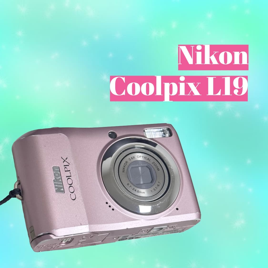 나연,예나!) 니콘 쿨픽스 L19 딸기우유 핑크디카 상품이미지1