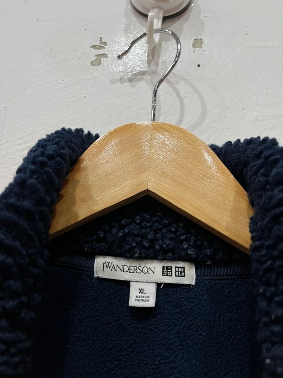 유니클로 JW앤더슨 플리스 자켓 네이비 XL 상품이미지4