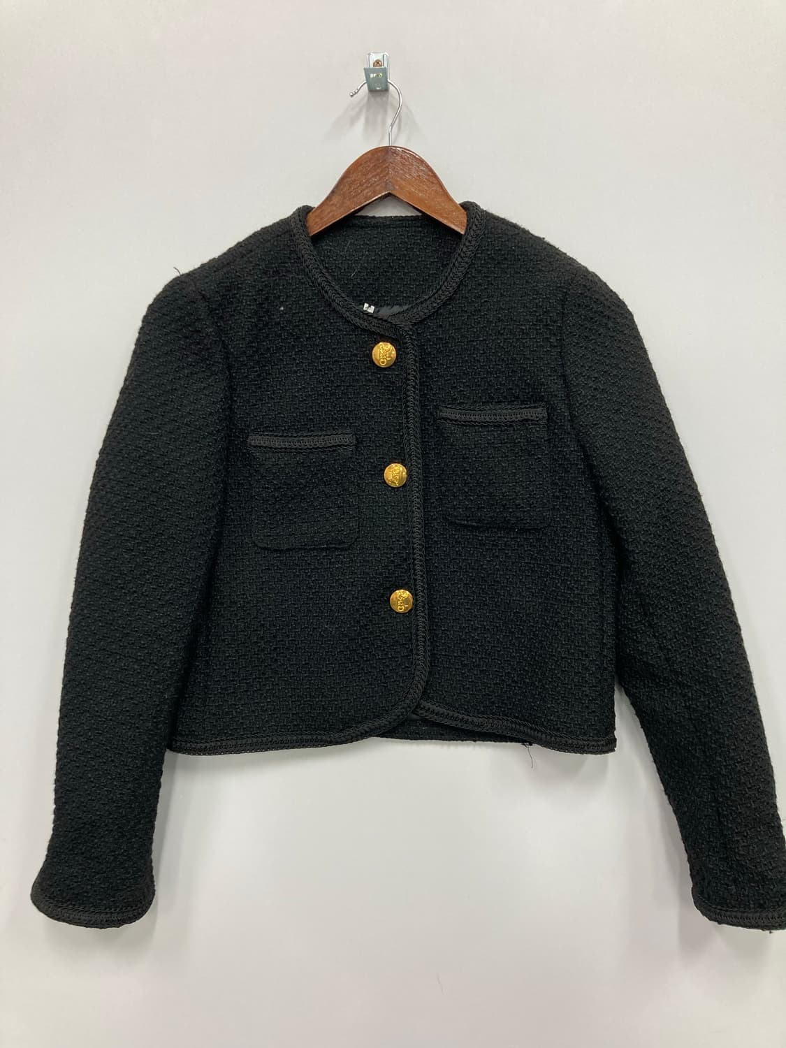 블랙 트위드 자켓 상품이미지1