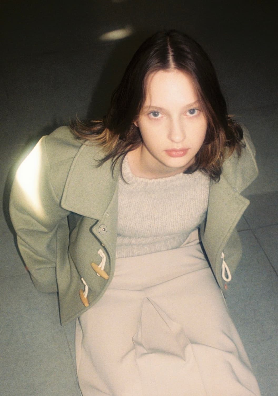 시눈 숏 시어링 더플코트 상품이미지2