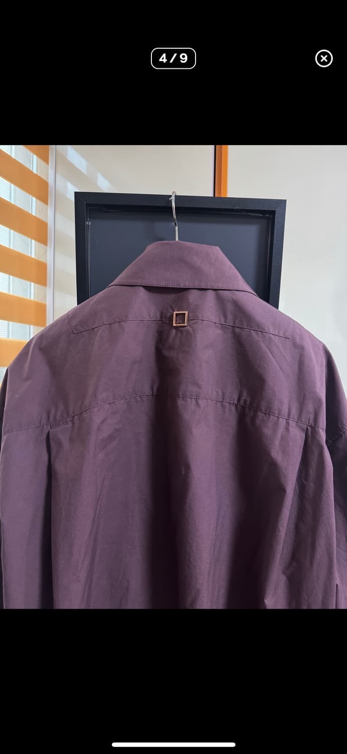 우영미 버건디 크롭셔츠 50 상품이미지4