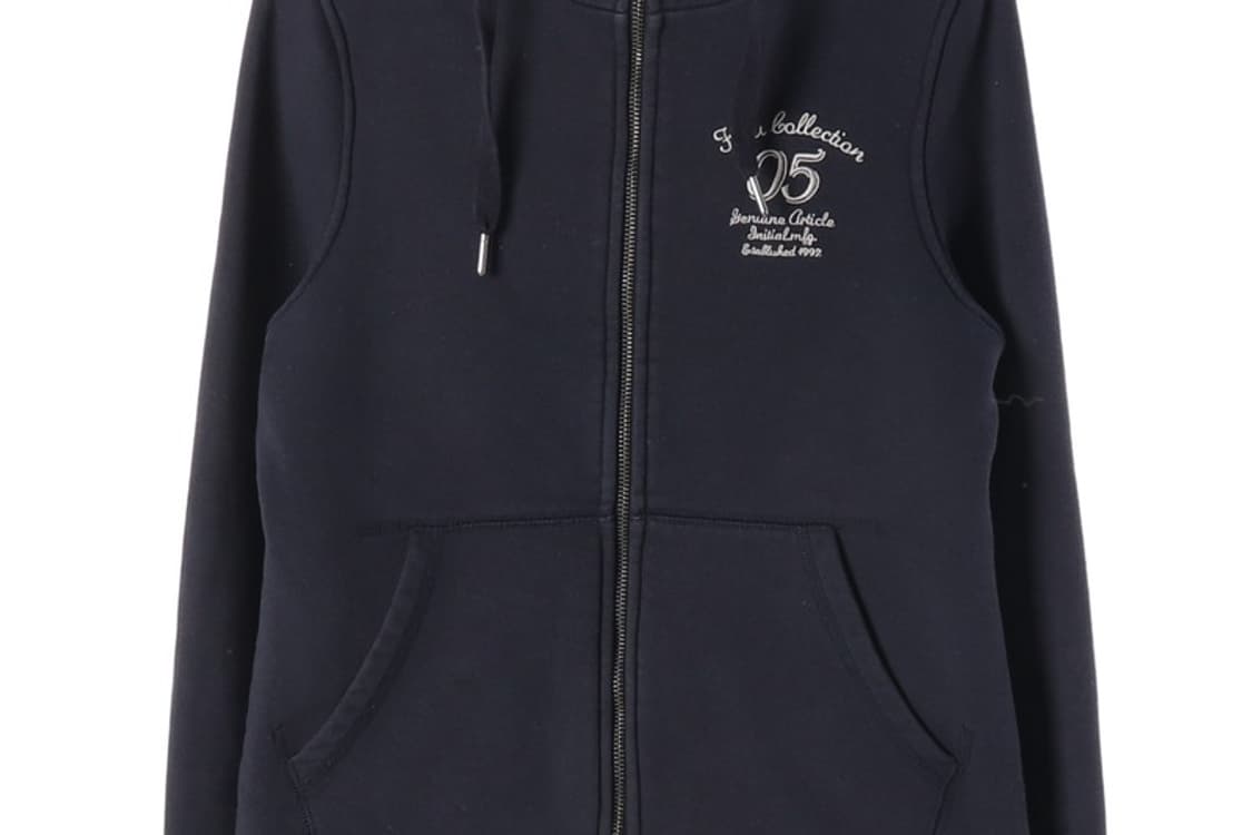 FUBU 네이비 보아털 안감 후드 집업 S 상품이미지5