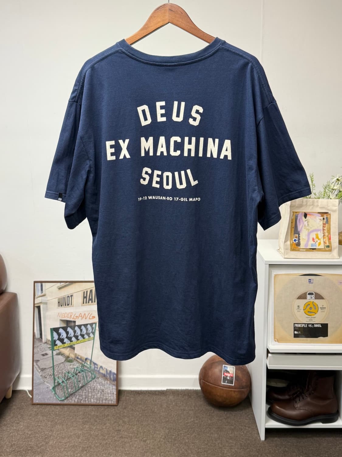 Deus Ex Machina 데우스엑스마키나 서울 티셔츠 네이비 2XL 상품이미지6