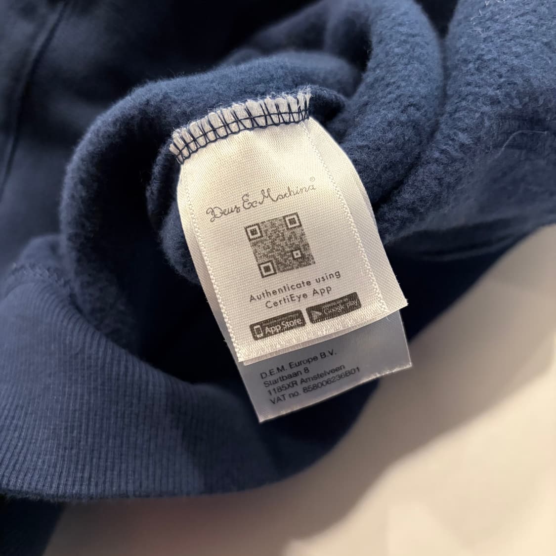 [L] 데우스 엑스 마키나 서울 네이비 스웻 후드티 C586 상품이미지7