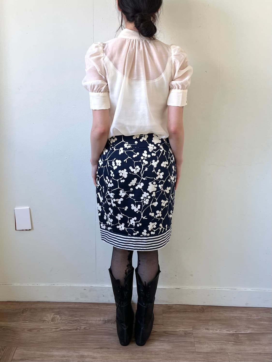 Swingle 타이 쉬폰 블라우스 상품이미지9