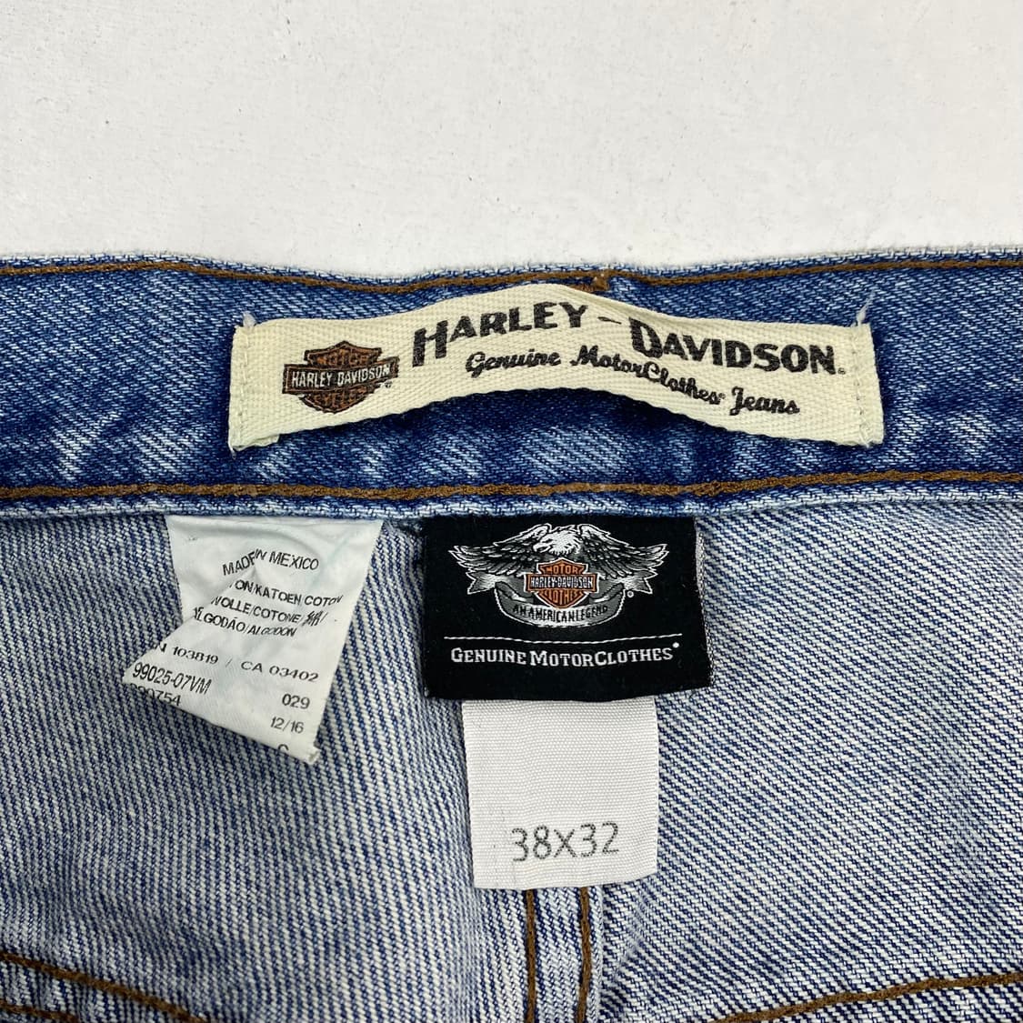 할리데이비슨 워싱 데님 진 (38) 상품이미지10