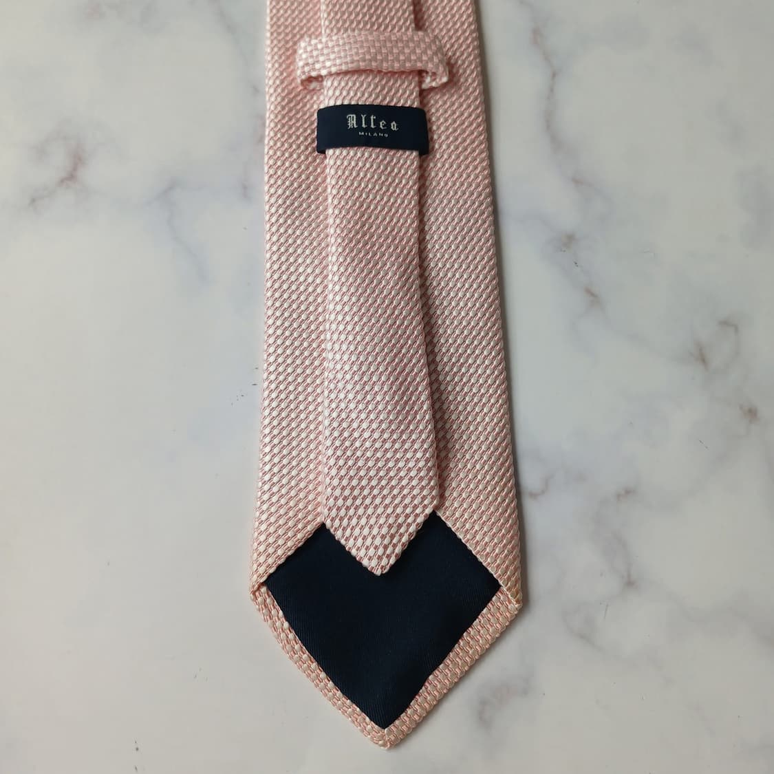 ALTEA 알테아 핑크 직조 패턴 넥타이 9.5cm A+등급 E1079
 상품이미지9