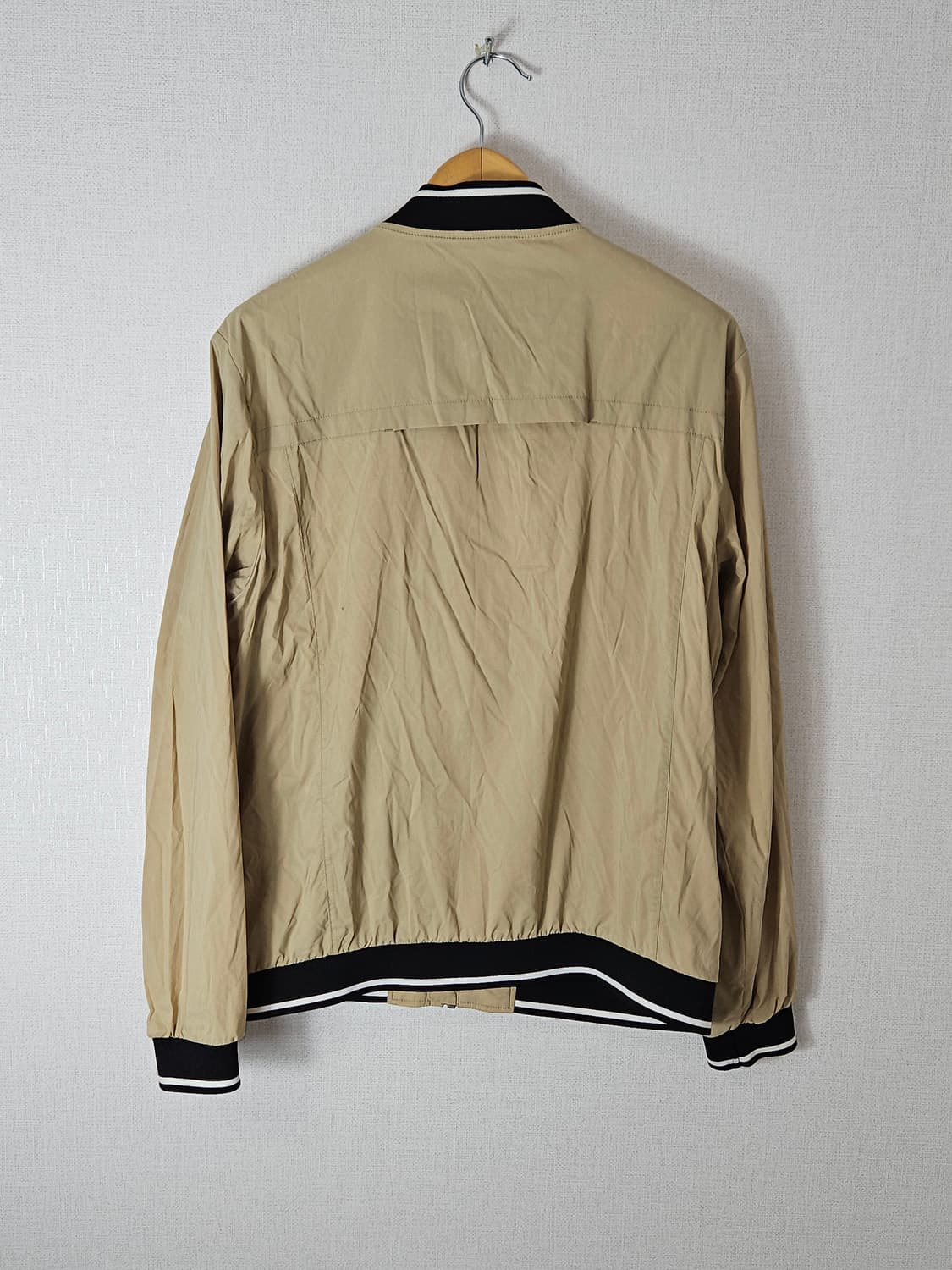 디스커버리 경량우븐 바람막이 봄버자켓 베이지 105 상품이미지5