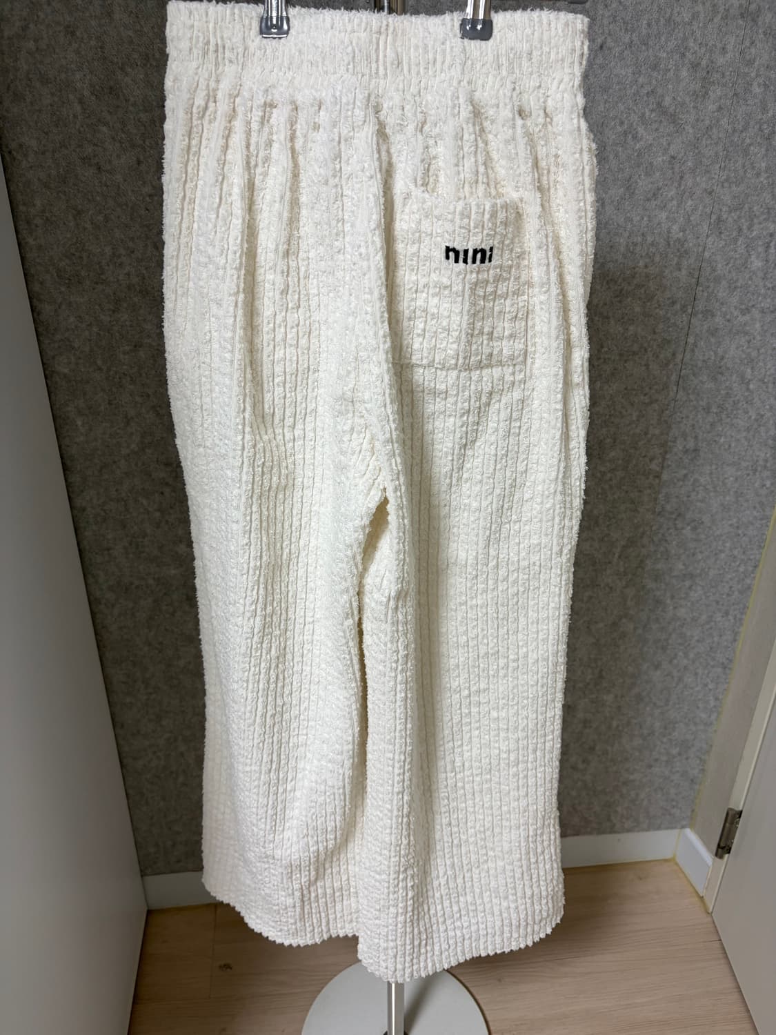리유니 코듀로이 코지 와이드 팬츠 아이보리 상품이미지7