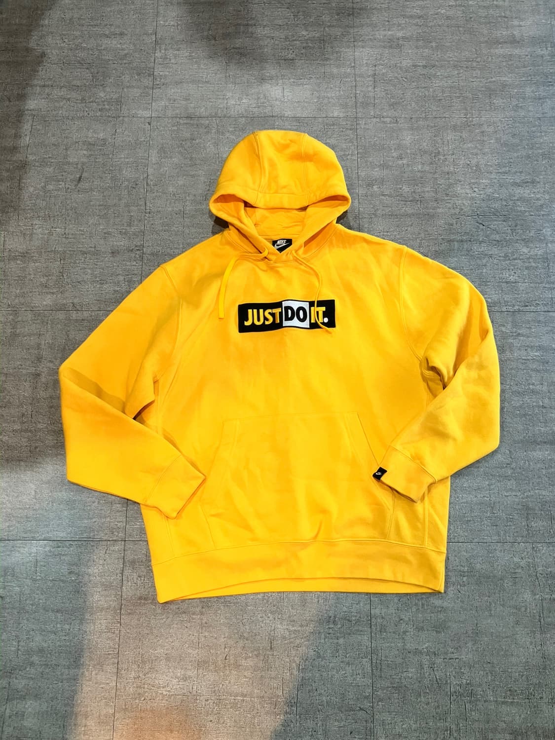 Nike 나이키 올드스쿨스트릿 저스트두잇 후드티셔츠 노랑 상품이미지1