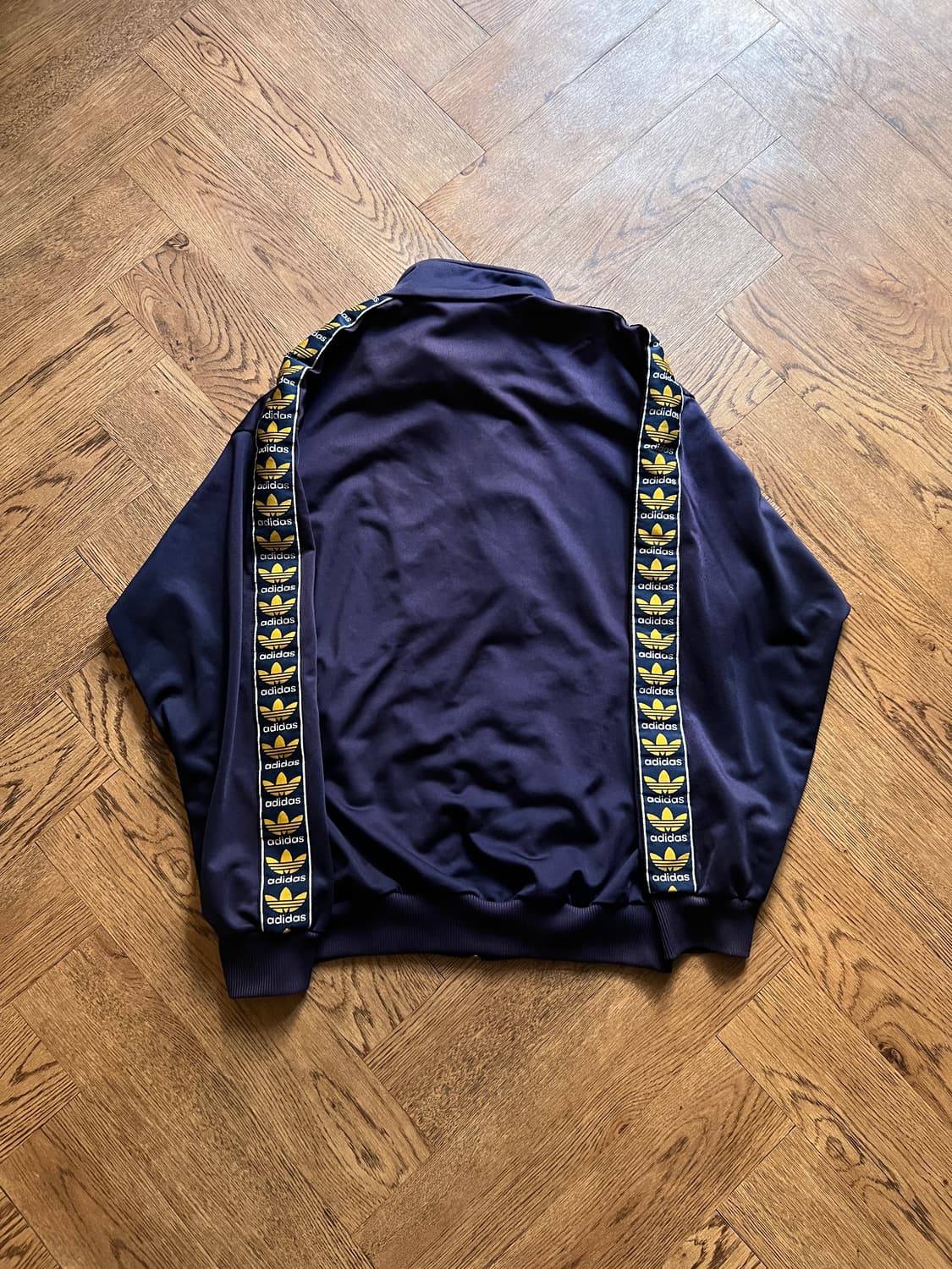 [S]80's 아디다스 올드스쿨 사이드라인 트랙탑 져지 상품이미지7