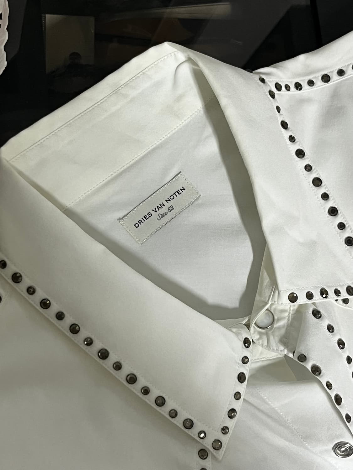 드리스반노튼 스터드 웨스턴 셔츠 상품이미지3