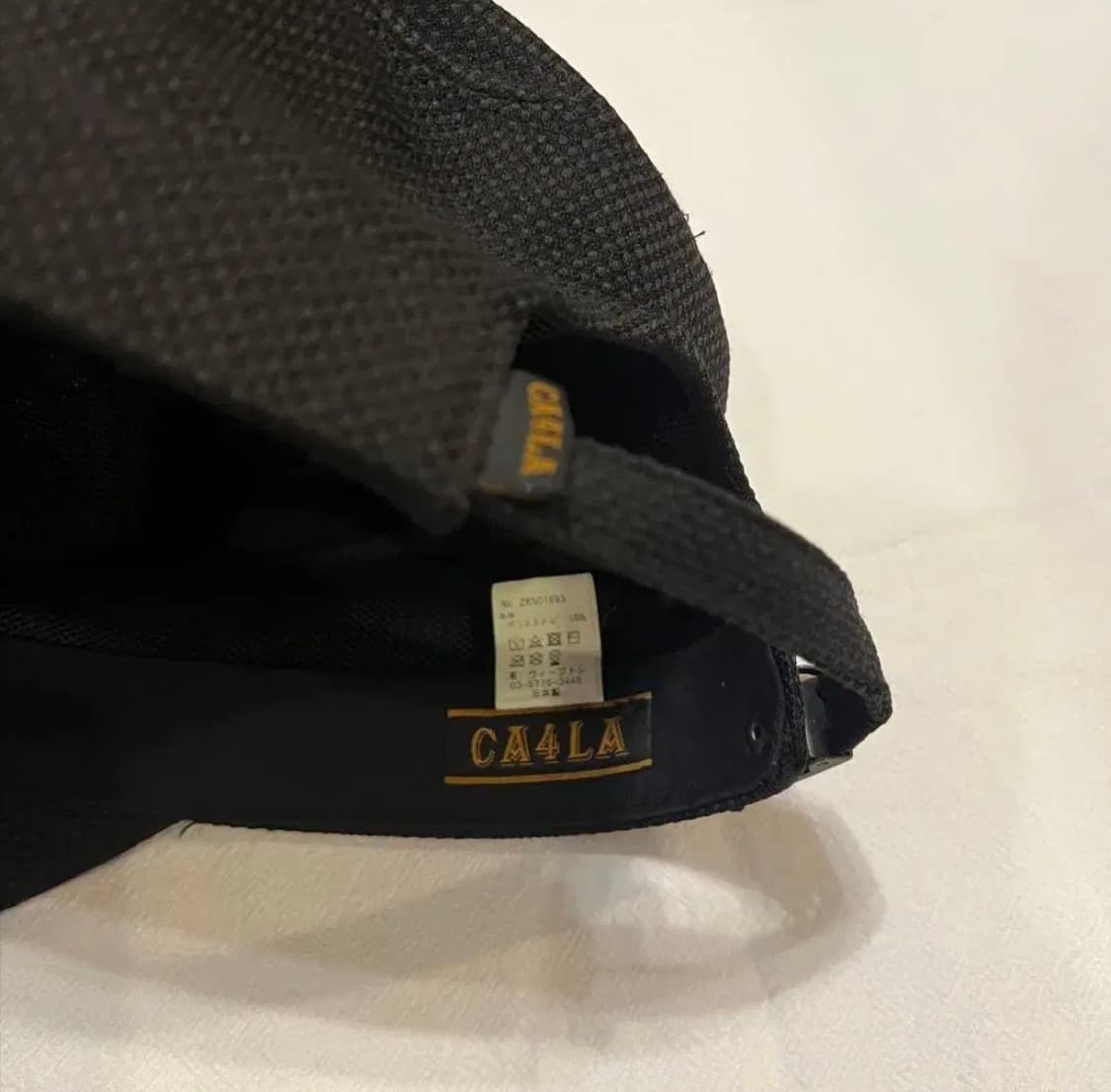 CA4LA 블랙 헌팅 캡 상품이미지2