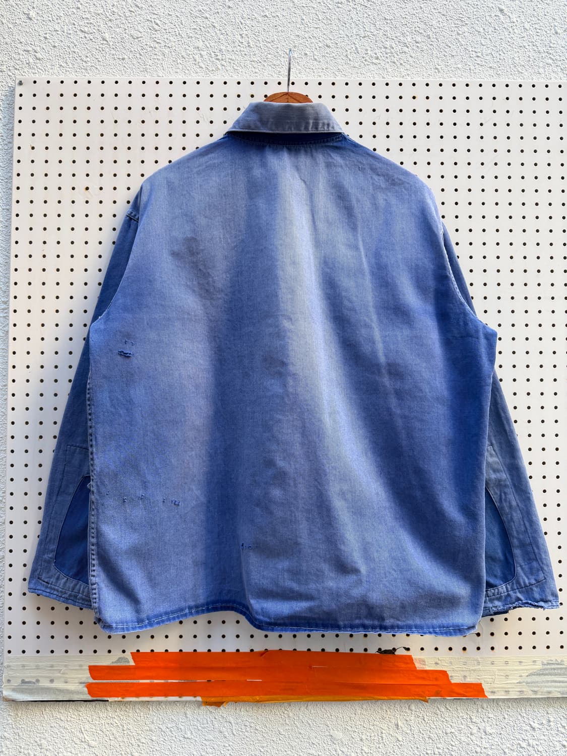 1970s HARD FADED WASHED 썬페이드 보로 프렌치워크자켓 상품이미지2