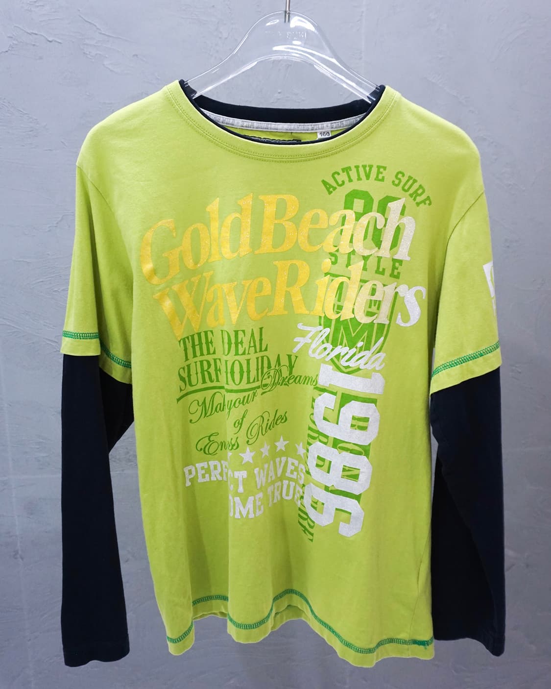 Jeaning Wild 그래픽 레이어드 티셔츠 상품이미지1