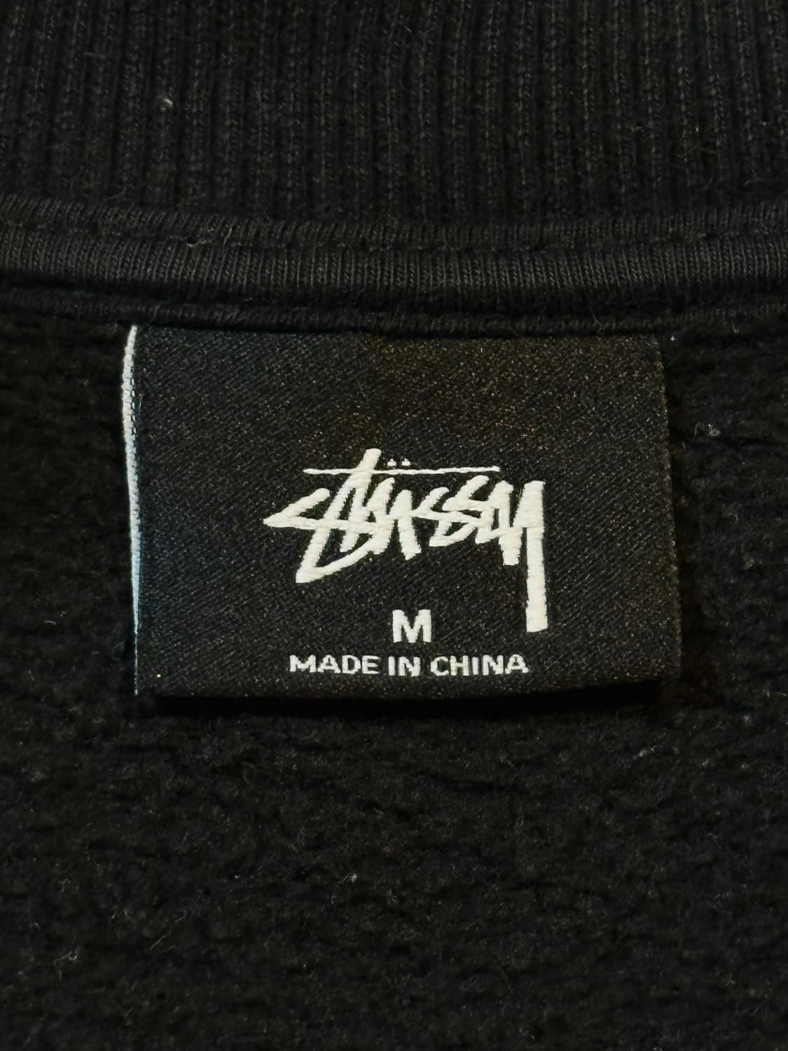 스투시 STUSSY 다이스 맨투맨 블랙 상품이미지7