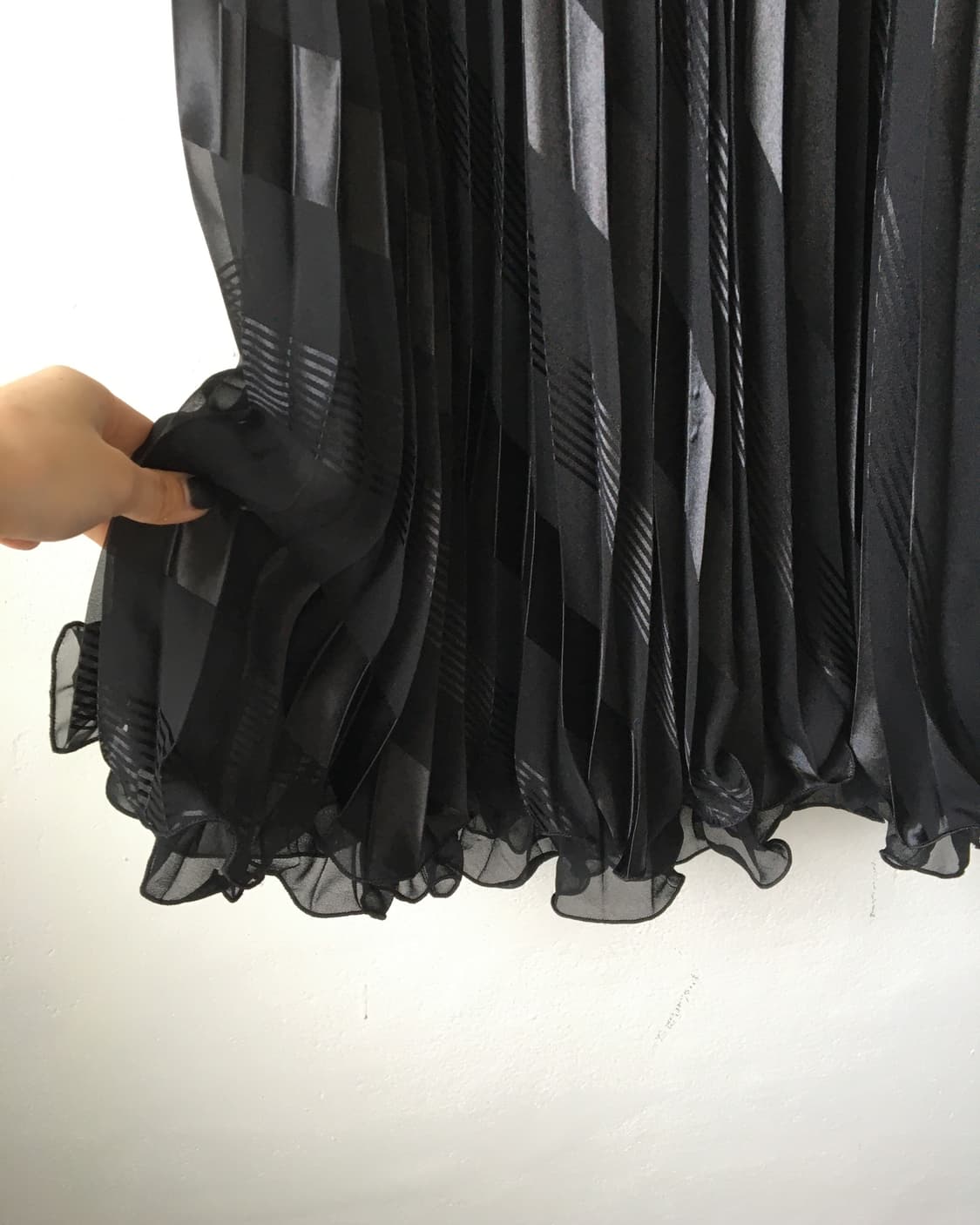Pattern pleats skirt 상품이미지3