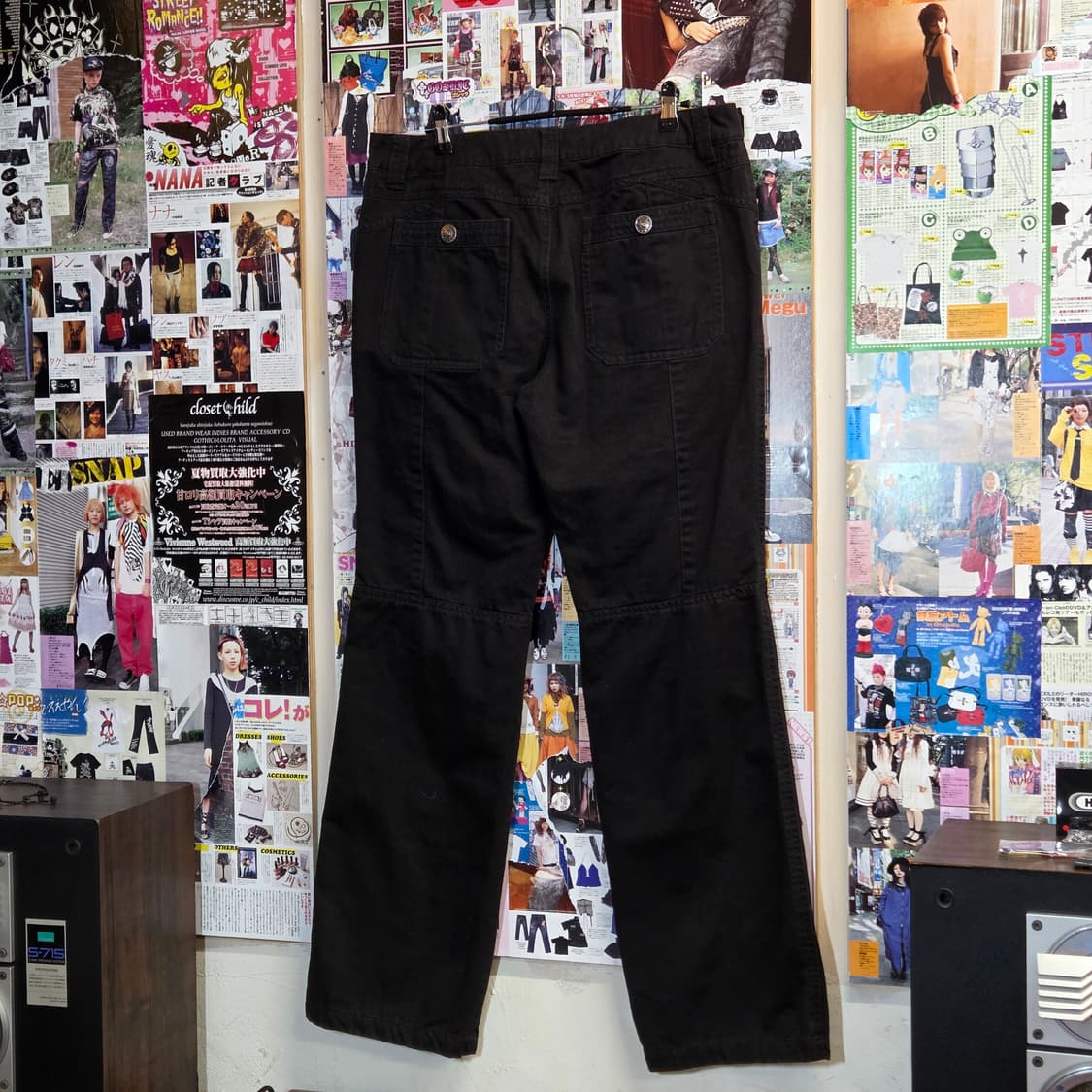 빈티지 블랙 멀티포켓 카고 팬츠 상품이미지6