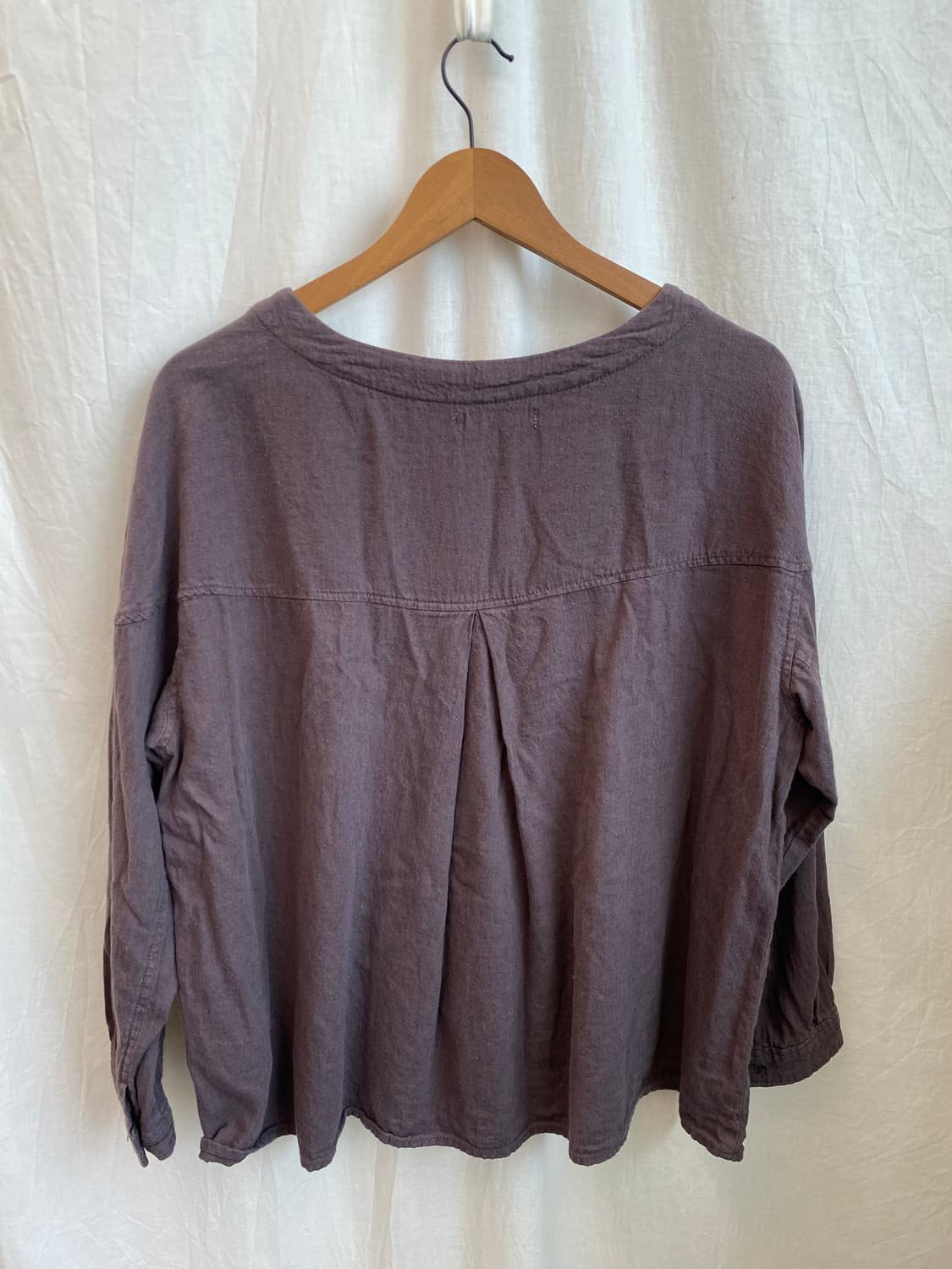 린넨면혼방 내추럴블라우스(M) 상품이미지6