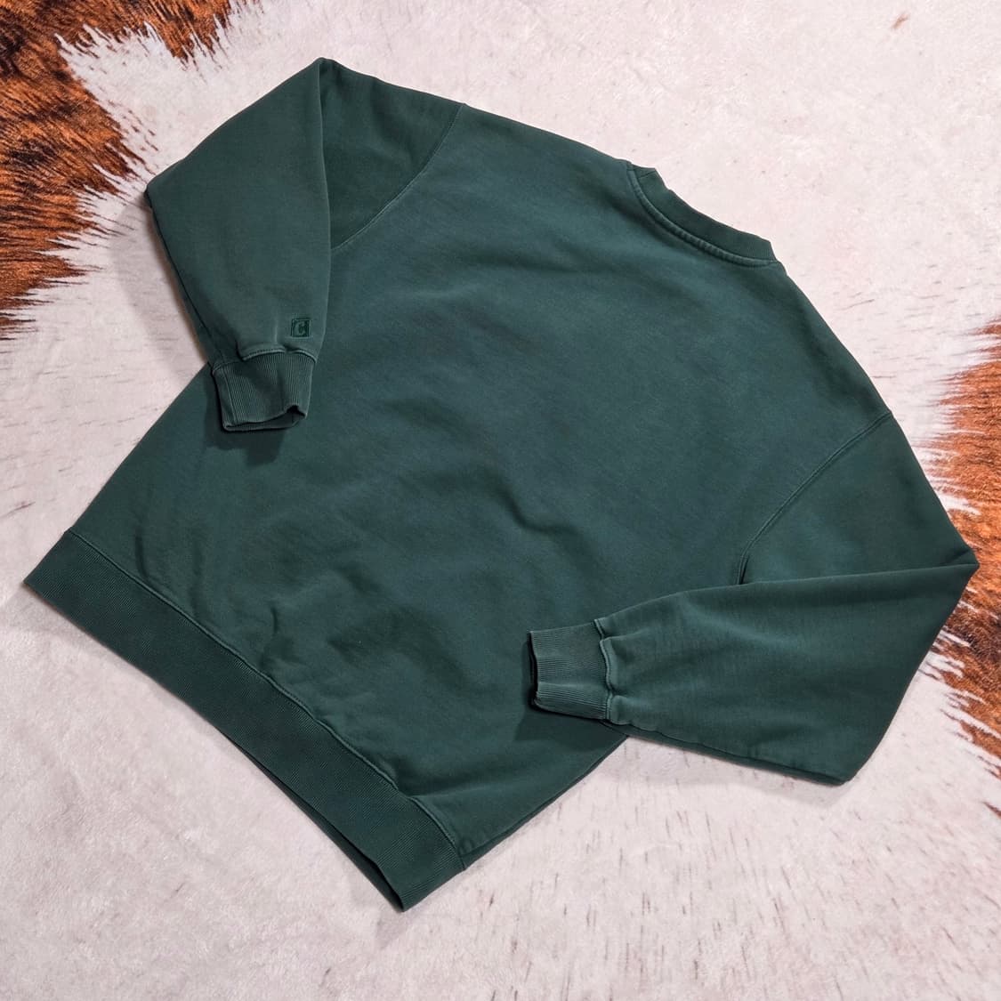 커버낫 그린 C 패치 맨투맨 상품이미지4